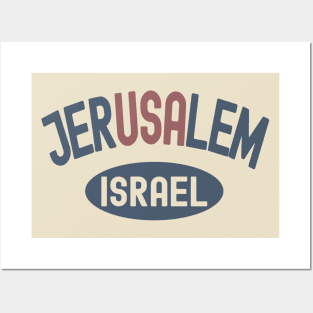 USA - Jerusalem Israel Posters and Art